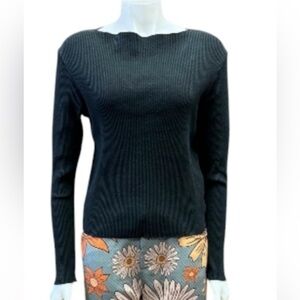 Afends Hemp Revolution EUC Long Sleeve Textured Black Size XL